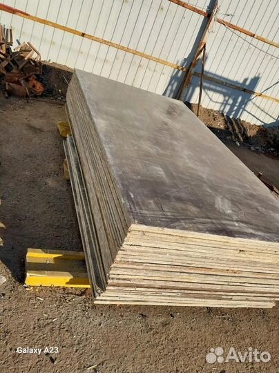 Фанера ламинированная новая и бу