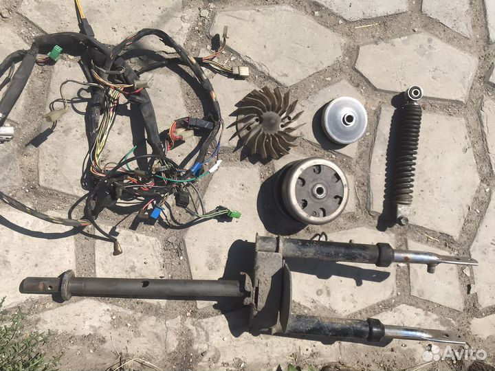 Разбор suzuki let's 2 и dio 34