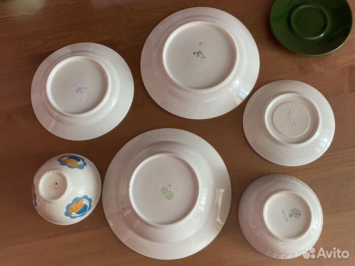 Тарелки дулево посуда СССР