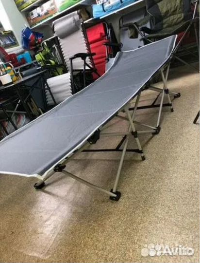 Быстросборная раскладушка зонтик, туристическая