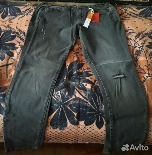 Джинсы новые серые
