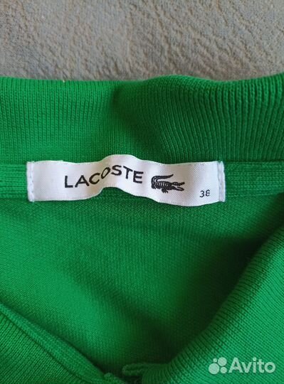 Футболка lacoste женская 38