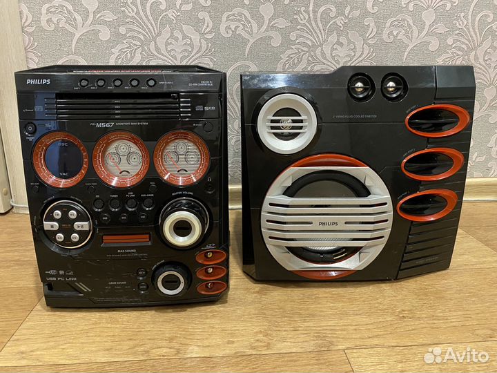 Музыкальный центр philips fw-M567 с одной калонкой
