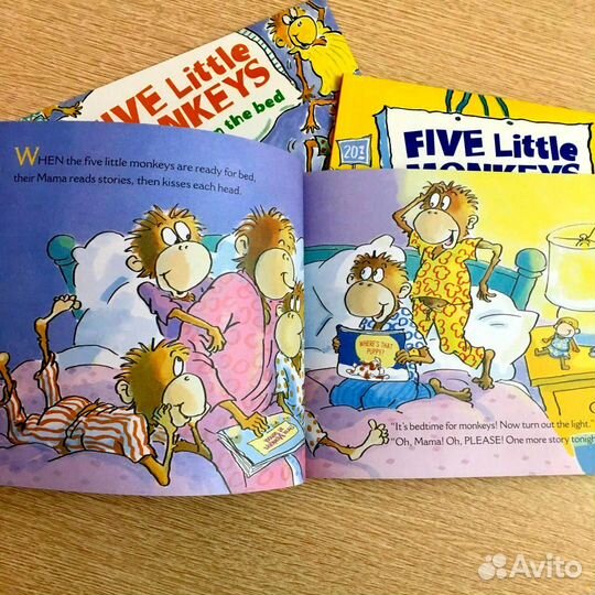 Five Little Monkeys /Книги для детей на англ яз