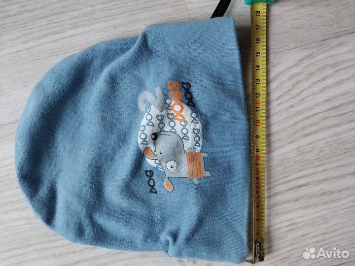 Шапка и слюнявчик 6-12 мес