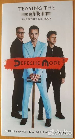 Depeche Mode berlin march 17 paris march 21