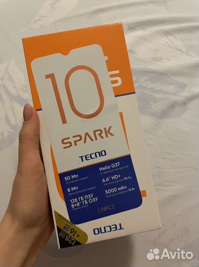 TECNO Spark 10, 8/128 ГБ