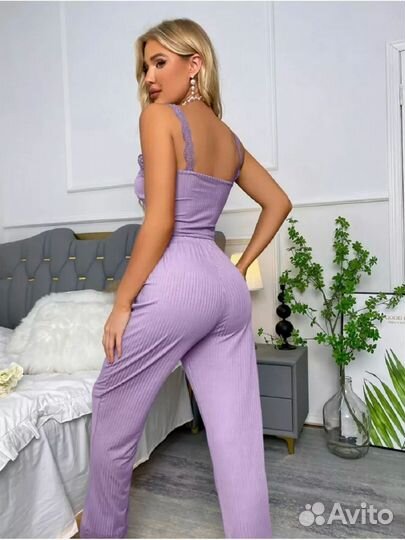 Оптом. Пижама - фиолетовый №Н-83500