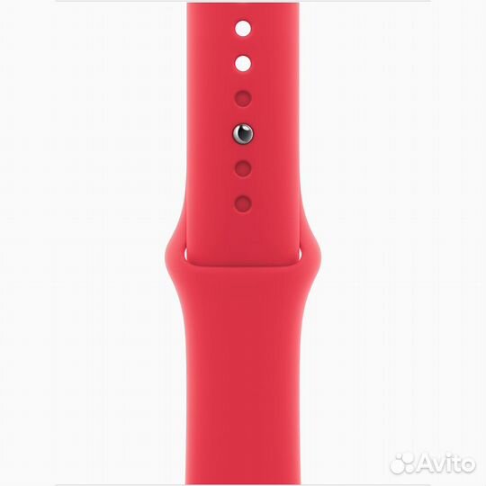 Смарт-часы Apple Watch Series 9, 41 мм Red Al Red Sport Band