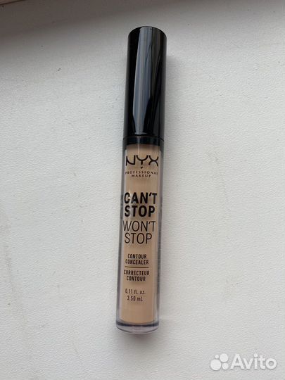 Консилер NYX can’t stop новый