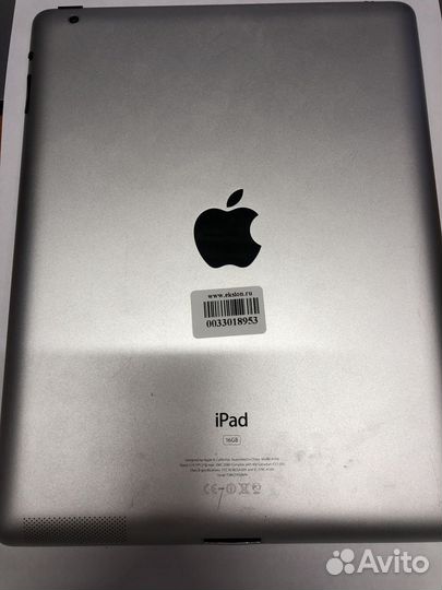 Планшет Apple iPad 2 2011 16Gb
