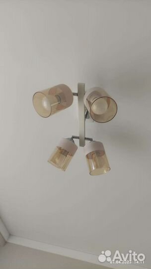 Люстра потолочная бу