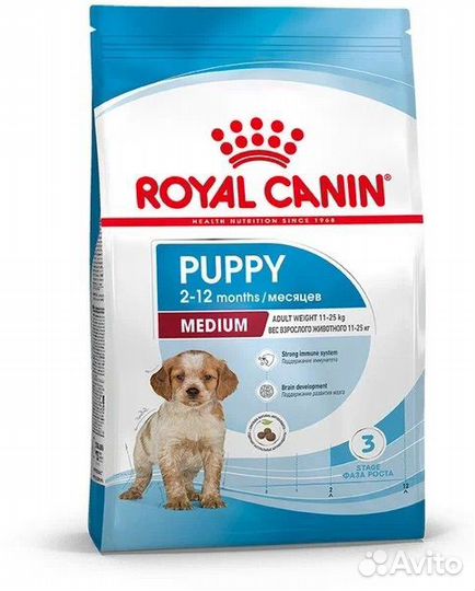 Корм для собак Royal Canin medium puppy