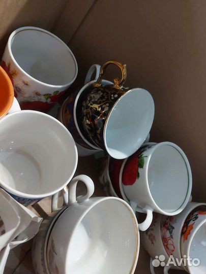 Чайные чашки с блюдцами СССР