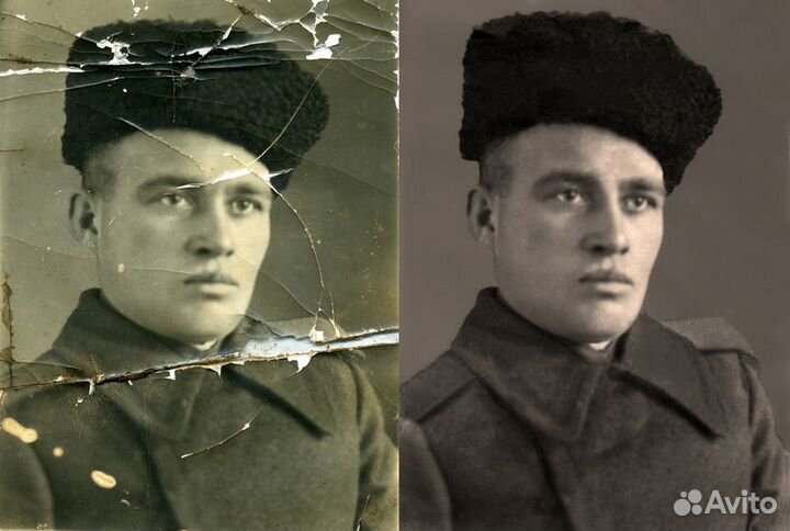 Ретушь старых фотографий