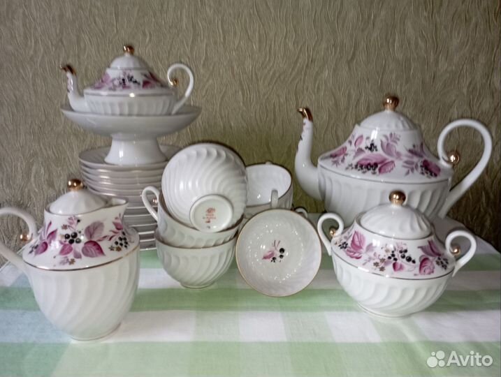 Чайно кофейный сервиз лфз СССР