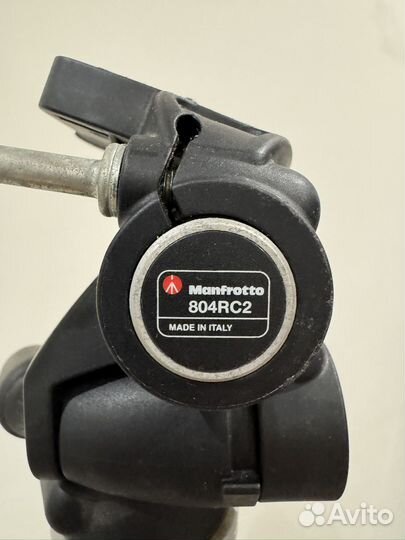 Штатив manfrotto 190xprob + 804rc2