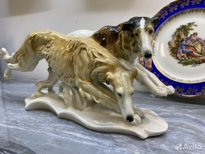 Фарфоровые статуэтки собак германия
