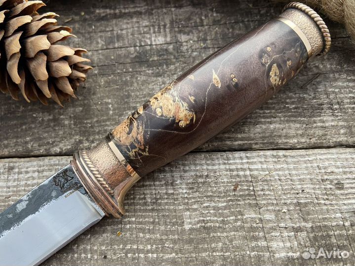 Финка охотничья из кованой стали х12мф