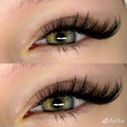 Наращивание ресниц и оформление бровей