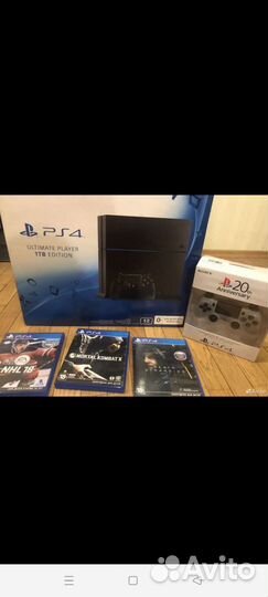 Sony playstation 4 ps4 pro 1tb с играми