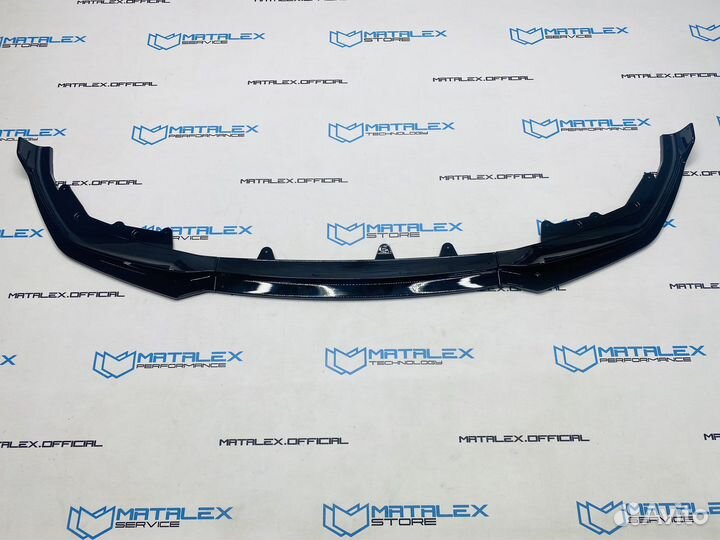 Сплиттер BMW 3 G20, M Performance, черный глянец