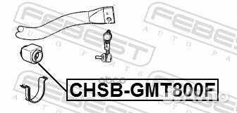 Втулка переднего стабилизатора D34 chevrolet TR