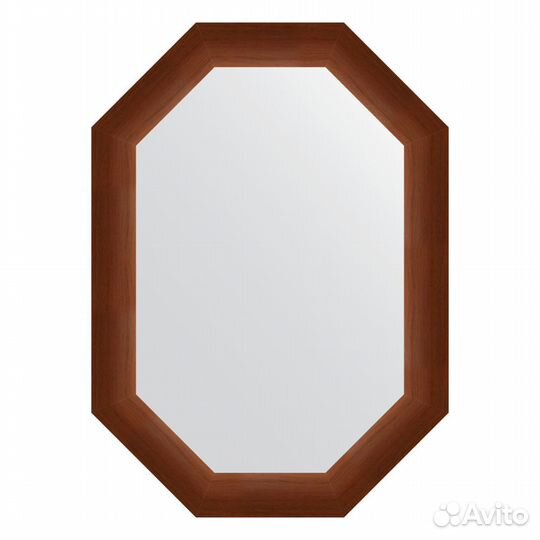 Зеркало Evoform Octagon BY 7073 52x72 орех