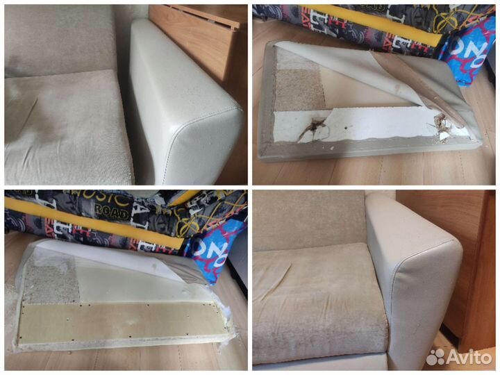 Ремонт мягкой мебели на дому