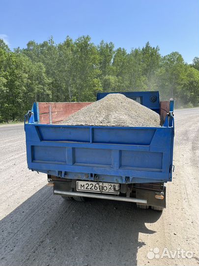 Услуги самосвала /Отсев /Щебень /Горбыль