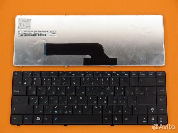 Клавиатура для ноутбука Asus K40 K40AB K40AC K40AD