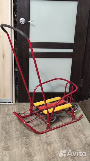 Детские санки с колесами