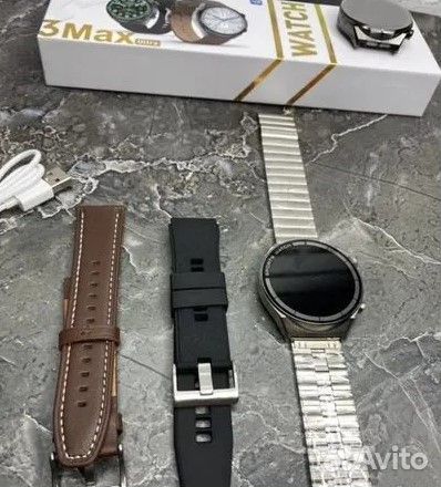 SMART Watch DT 3 Max Ultra круглые смарт часы