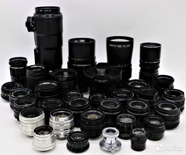 Объективы СССР М42 огромный ассортимент