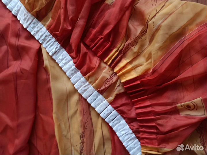 Тюль из органзы б/у