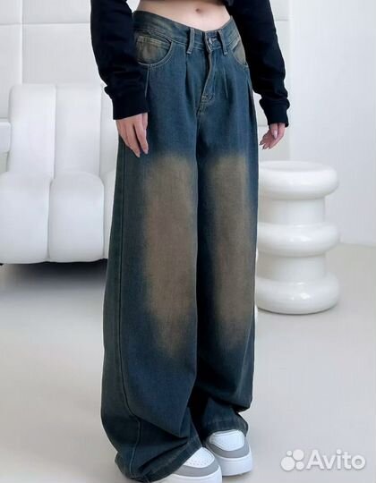 Джинсы широкие buggy