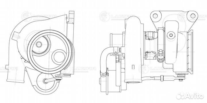 Турбокомпрессор для а/м PSA Boxer (06) /Jumper (06