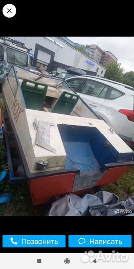 Катер тримаран 3,6 с мотором