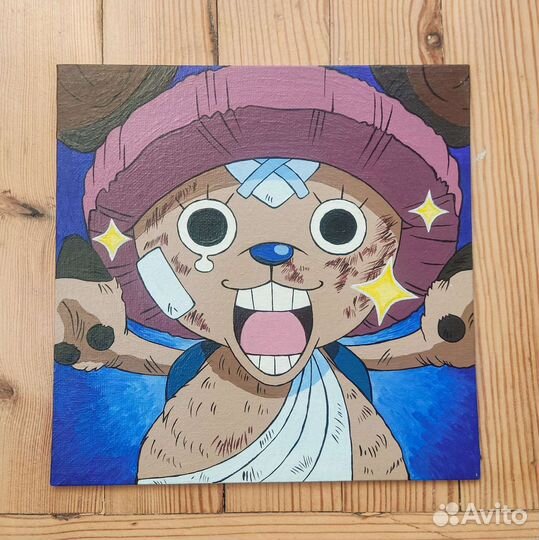 Акриловые картины аниме one piece