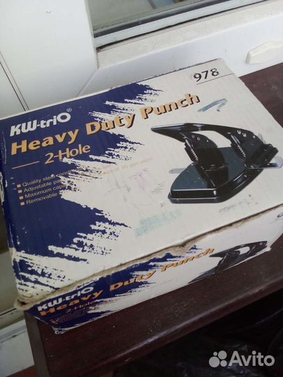 Дырокол kw trio heavy duty 978
