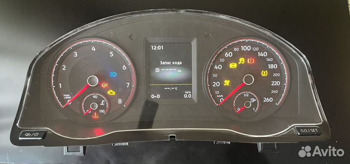 3D Приборка Jetta 5 Tiguan 1