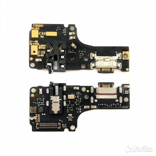 Плата для Xiaomi Redmi Note 10S нижняя с системным