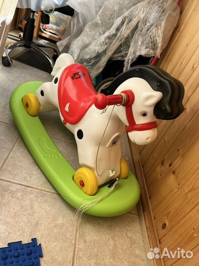 Лошадка каталка-качалка