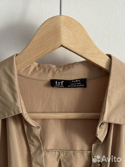 Zara рубашка тренч