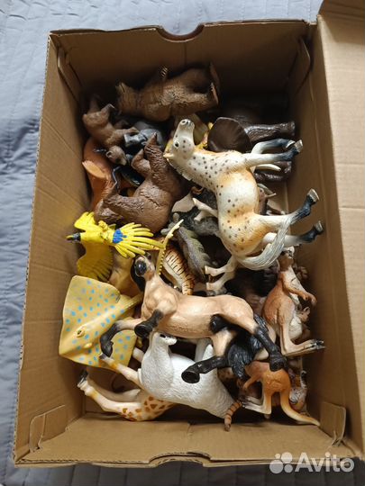 Игрушки пакетом, фигурки животных 30 штук