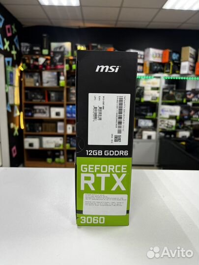 Новая MSI Ventus RTX3060 12GB