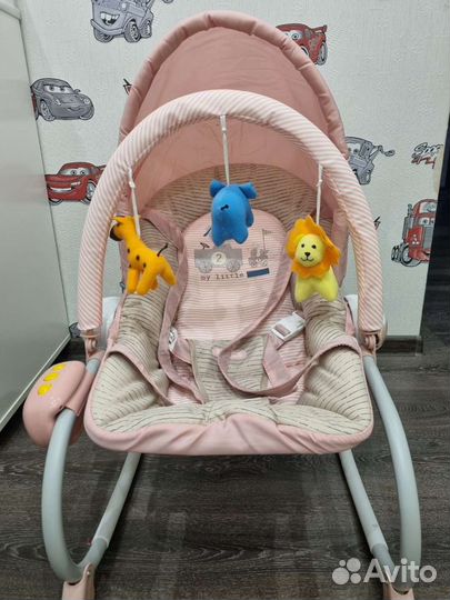 Новый шезлонг качалка