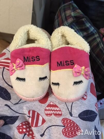 Балетки теплые для девочки