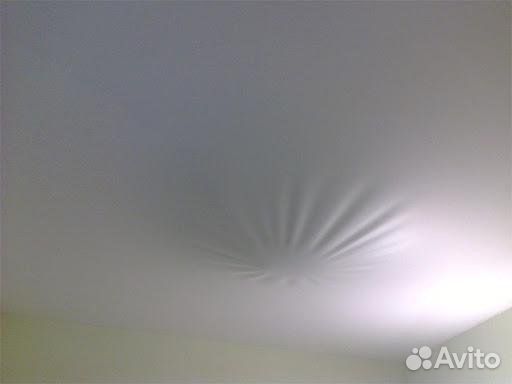 Слив воды и ремонт натяжного потолка,порезы