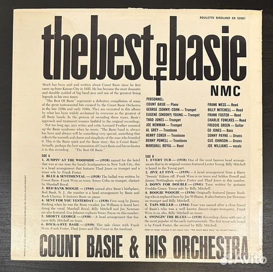 Count Basie & His Orchestra–The Best Of Basie